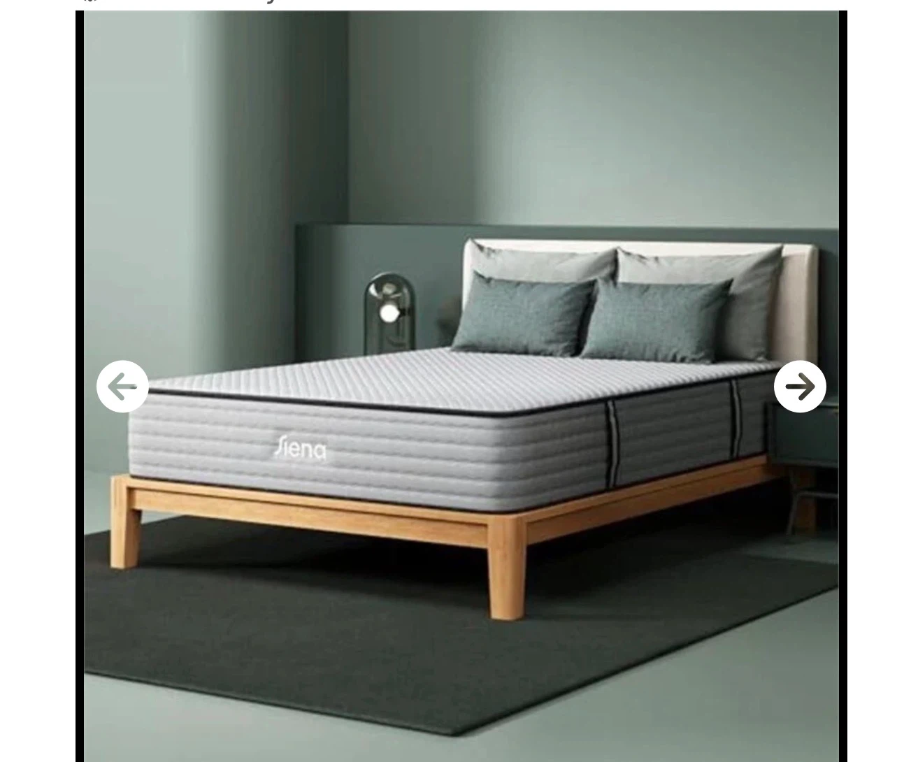Siena 12-Inch Hybrid Queen Mattress NEW