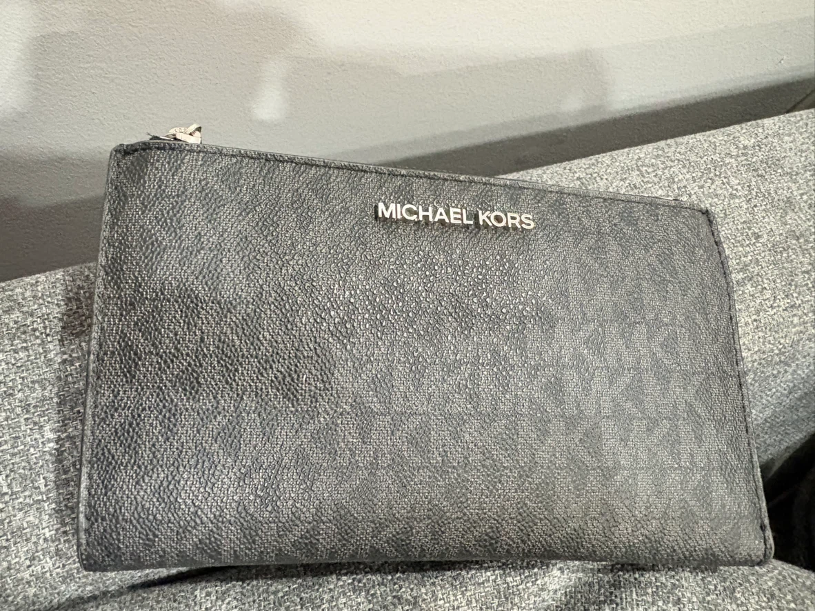 Michael Kors Black Wristlet Wallet