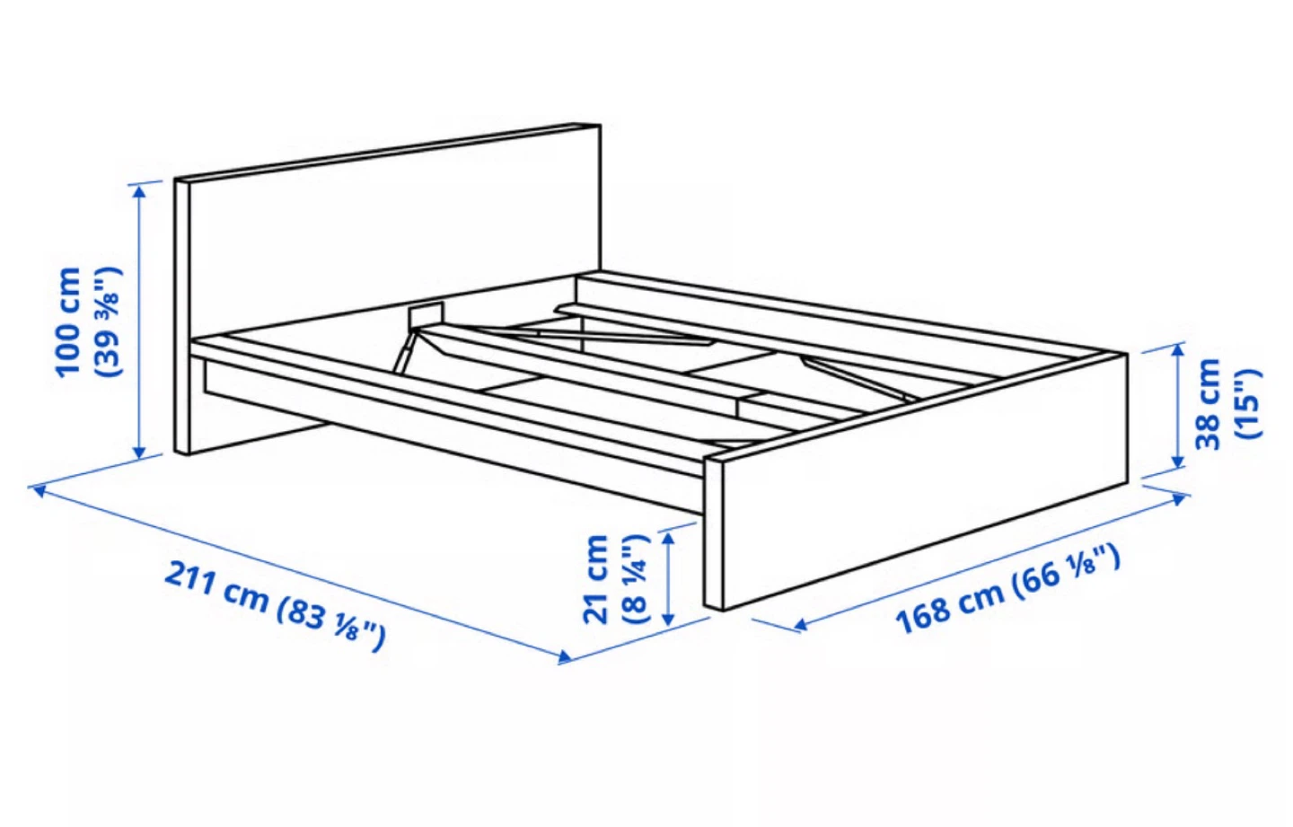 Queen with Storage Bed Frame + Matress - photo 5