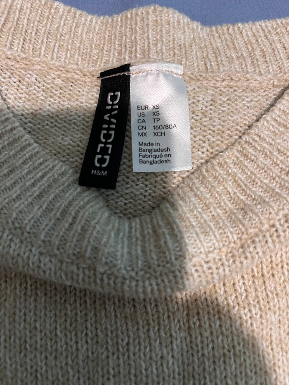 H&M Divided Beige Knit Sweater - photo 2