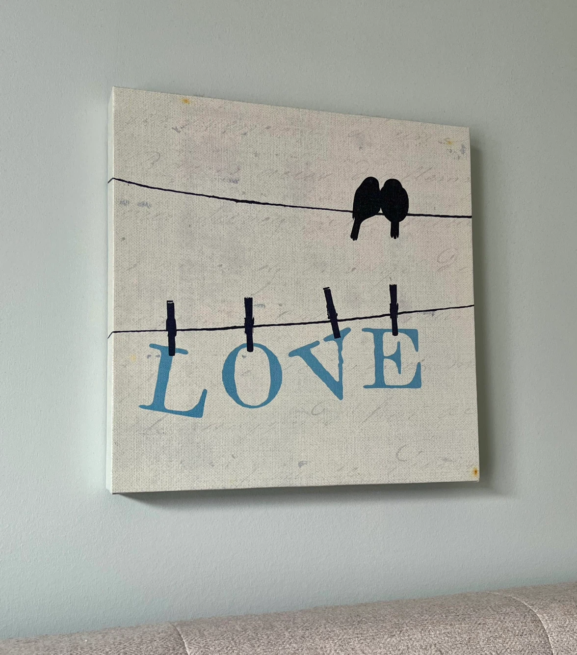 Set of 4 Word Theme Canvas Wall Art - photo 4