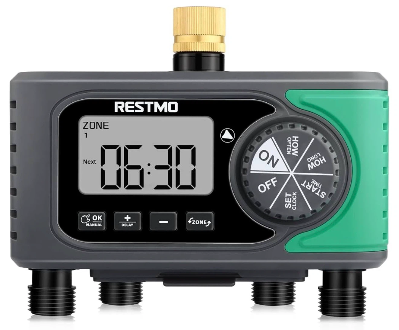 Restmo 4-Zone Sprinkler Timer