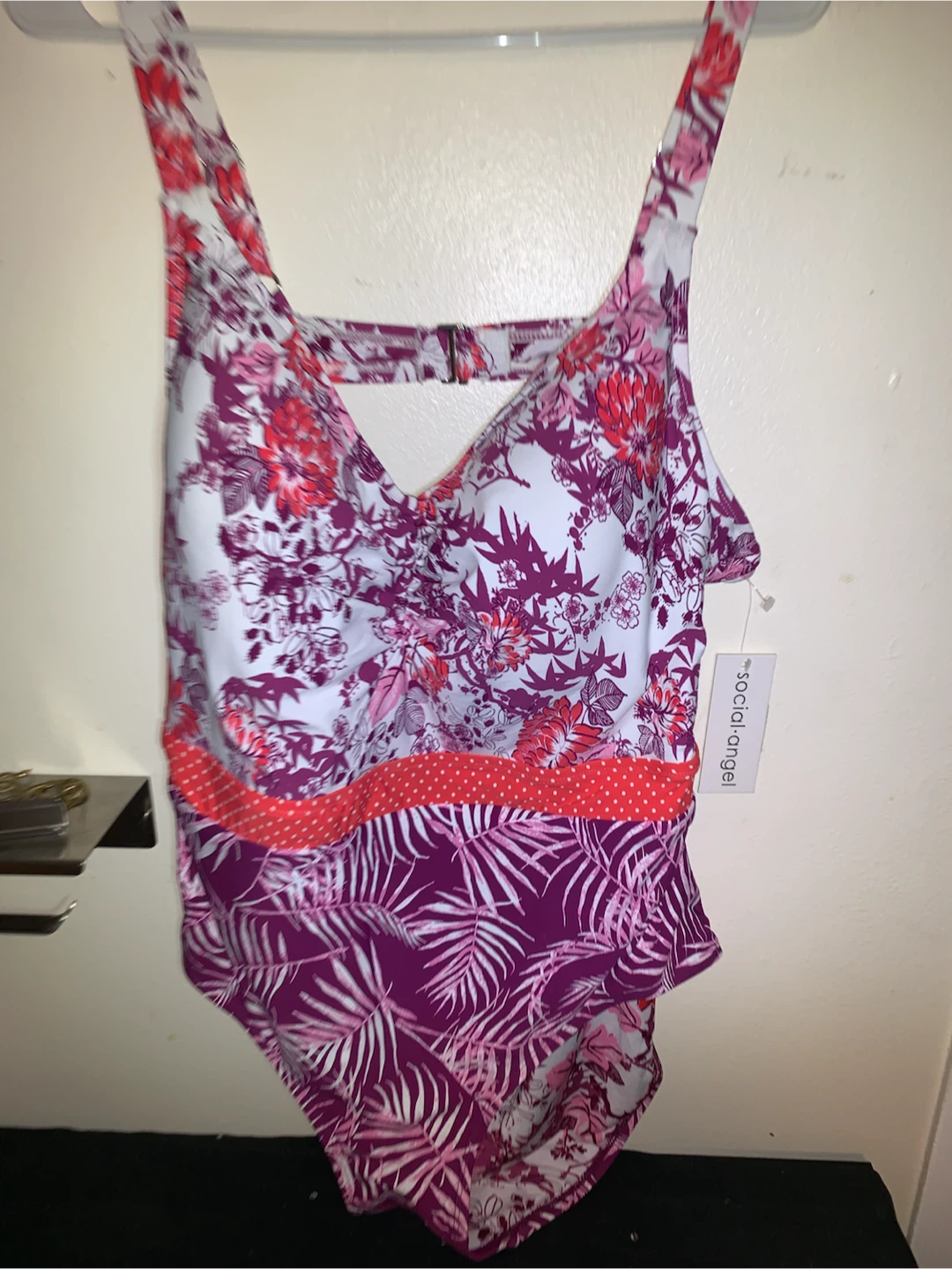 🏈 Social Angel One-Piece Swimsuit 3X New - photo 4
