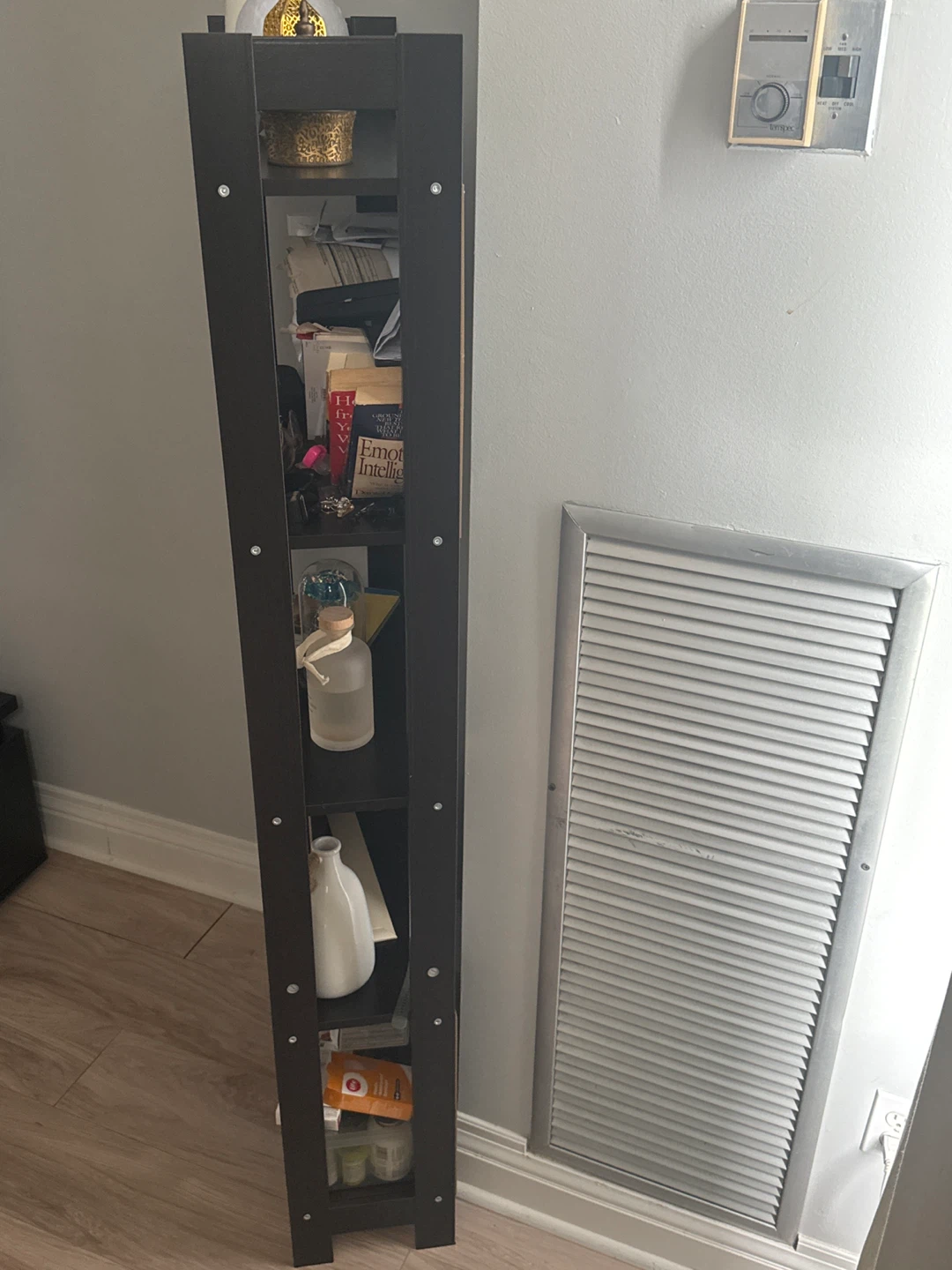 Black 5-Tier Tall Bookcase - photo 3