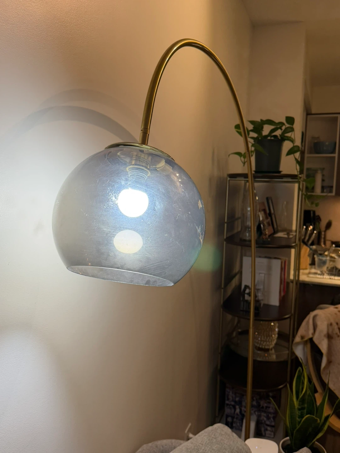 West Elm Overarching Acrylic Shade Floor Lamp (76") - photo 3