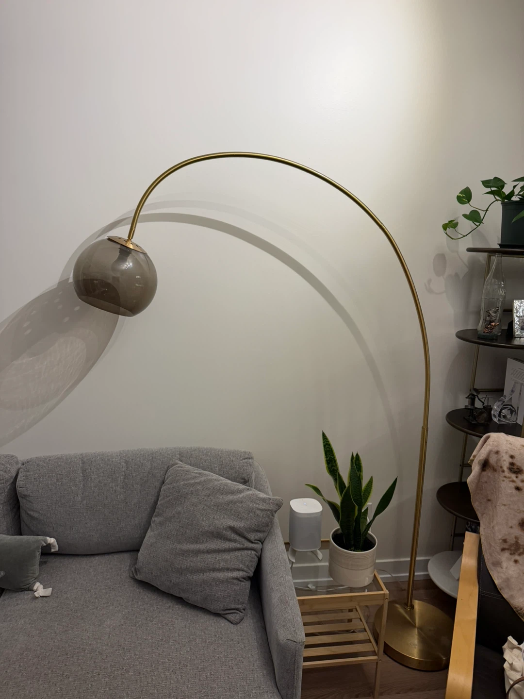 West Elm Overarching Acrylic Shade Floor Lamp (76") - photo 5