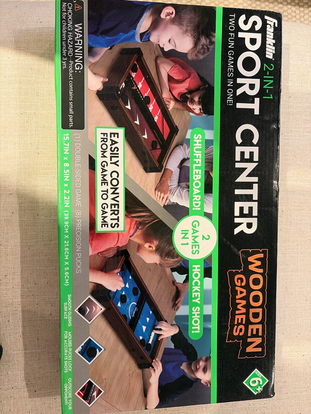 Franklin 2-in-1 Sport Center Wooden Game