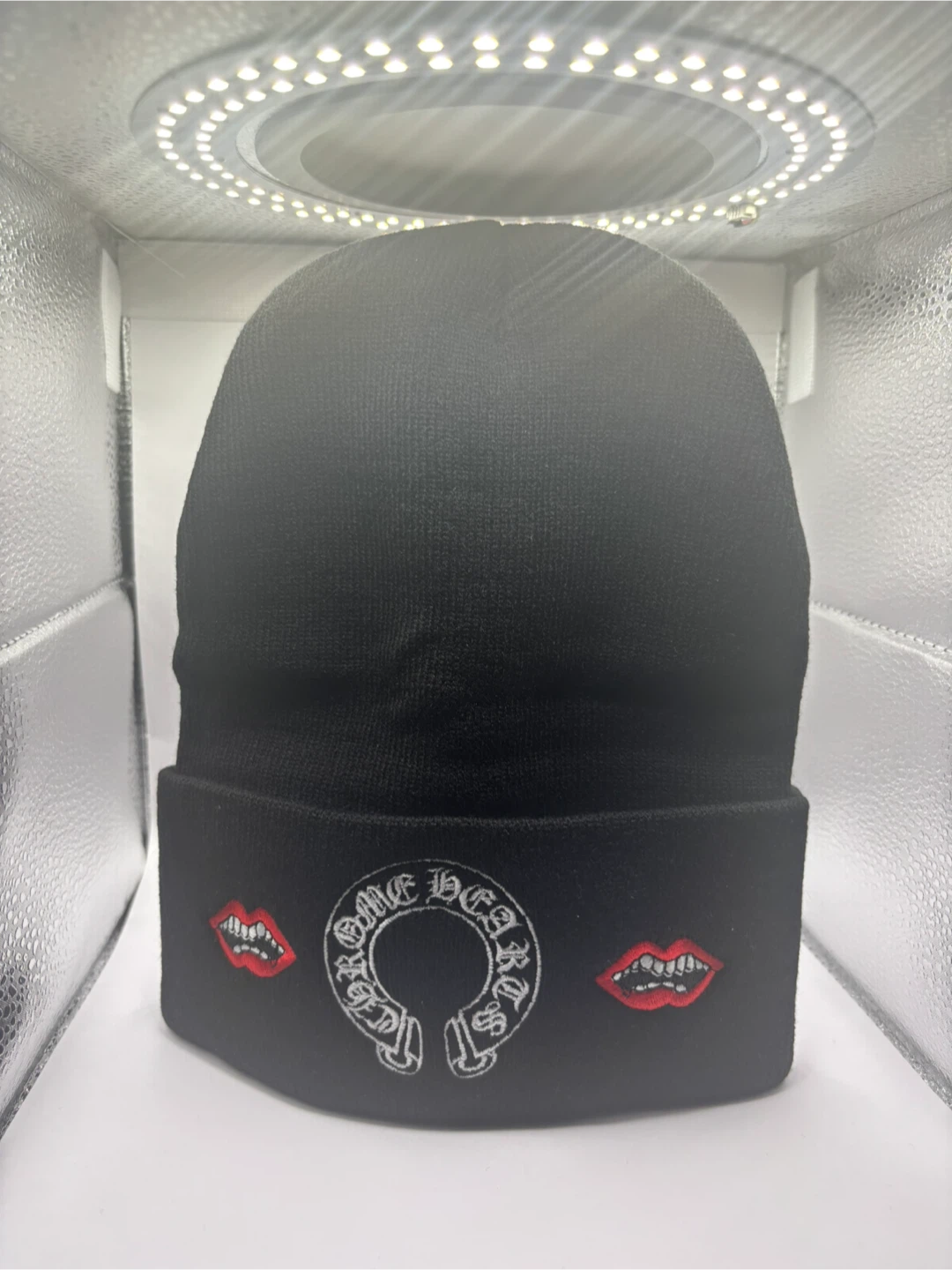 Chrome Hearts Black Beanie