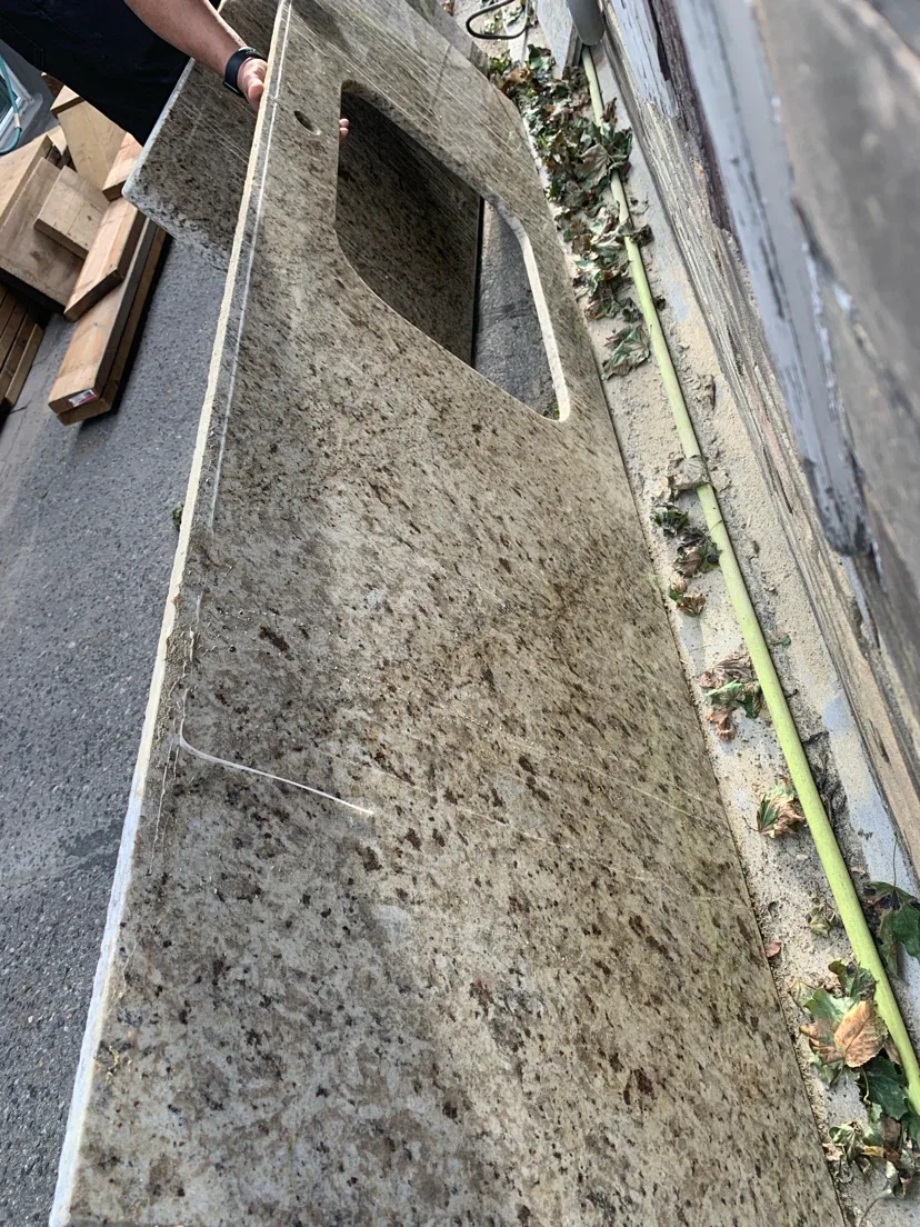 Granite Vanity Countertop with Sink Cutout