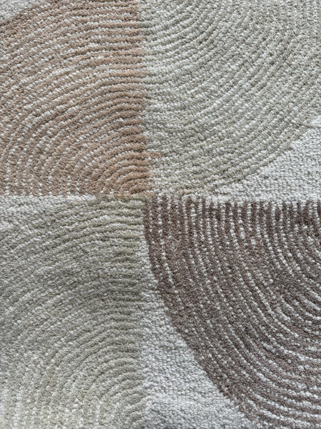 Geometric Pattern Area Rug - Beige - photo 3