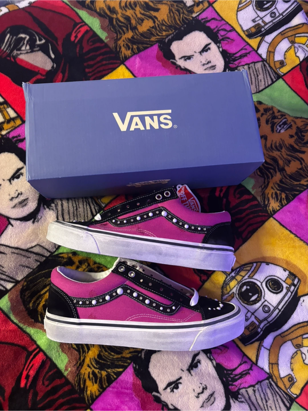 Vans Old Skool Studded Sneakers Pearlized