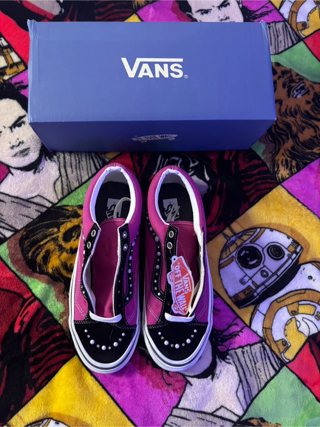 Vans Old Skool Studded Sneakers Pearlized - photo 2