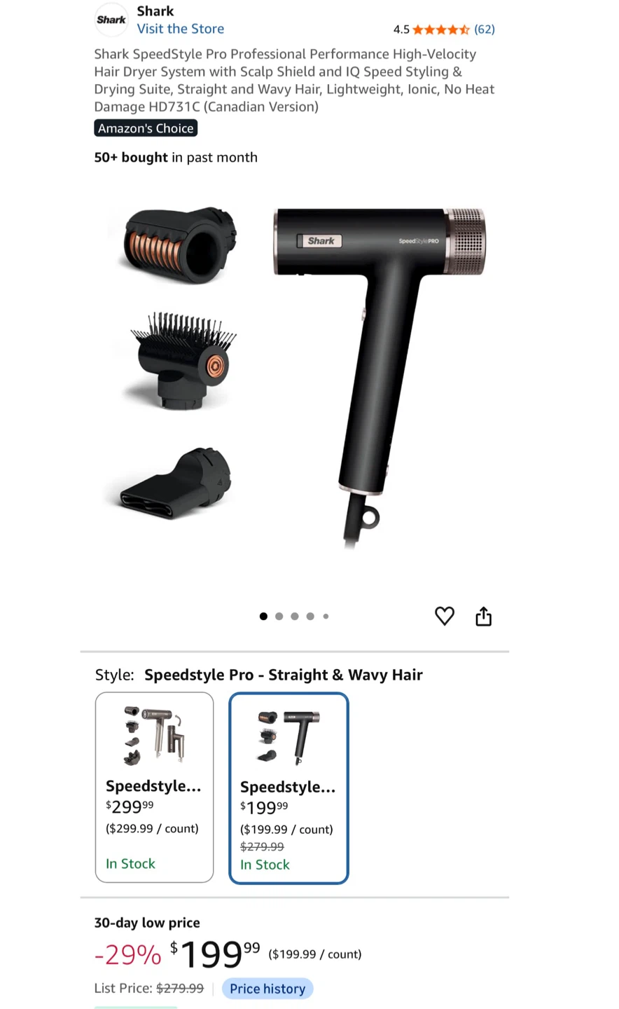Shark SpeedStyle Pro Hair Dryer System