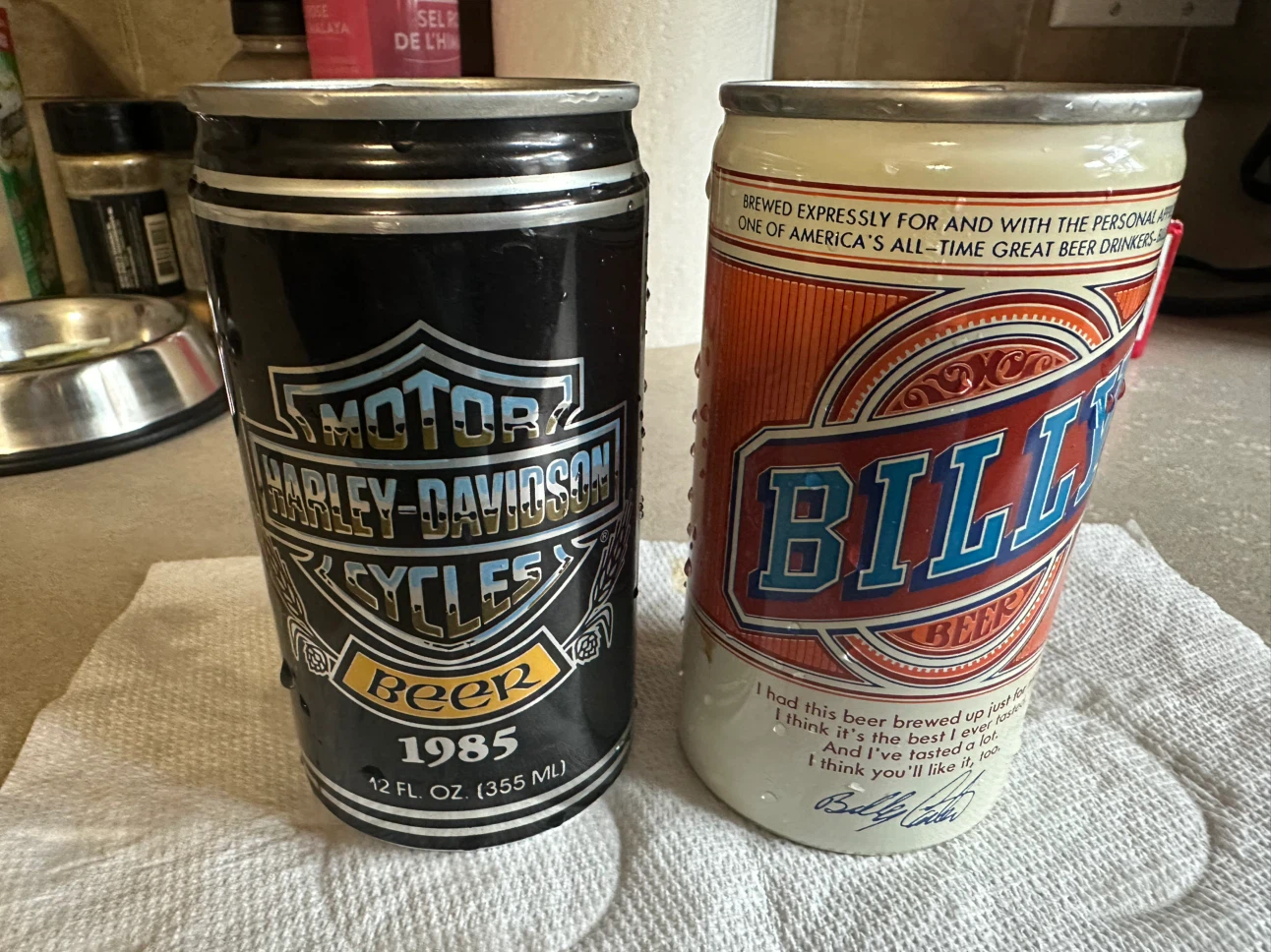 Vintage Collectible Beer Cans