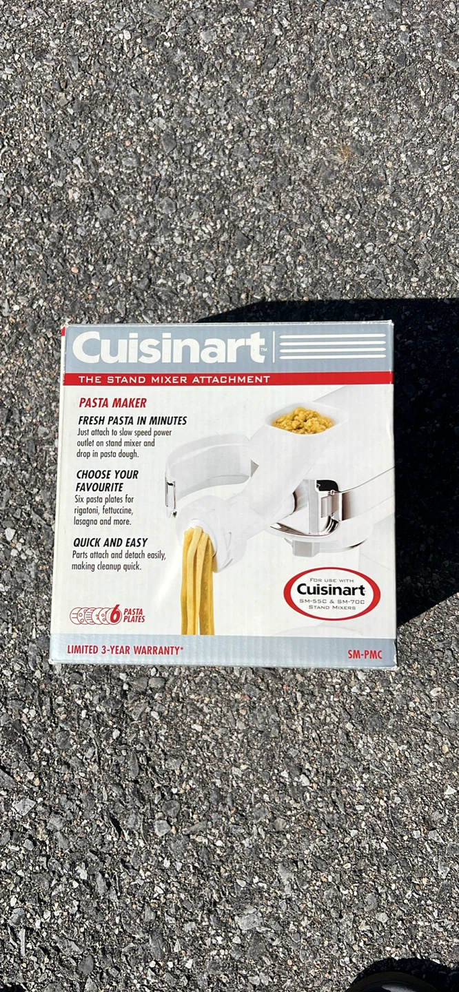 🏈 Cuisinart Pasta Maker Attachment SM-PMC