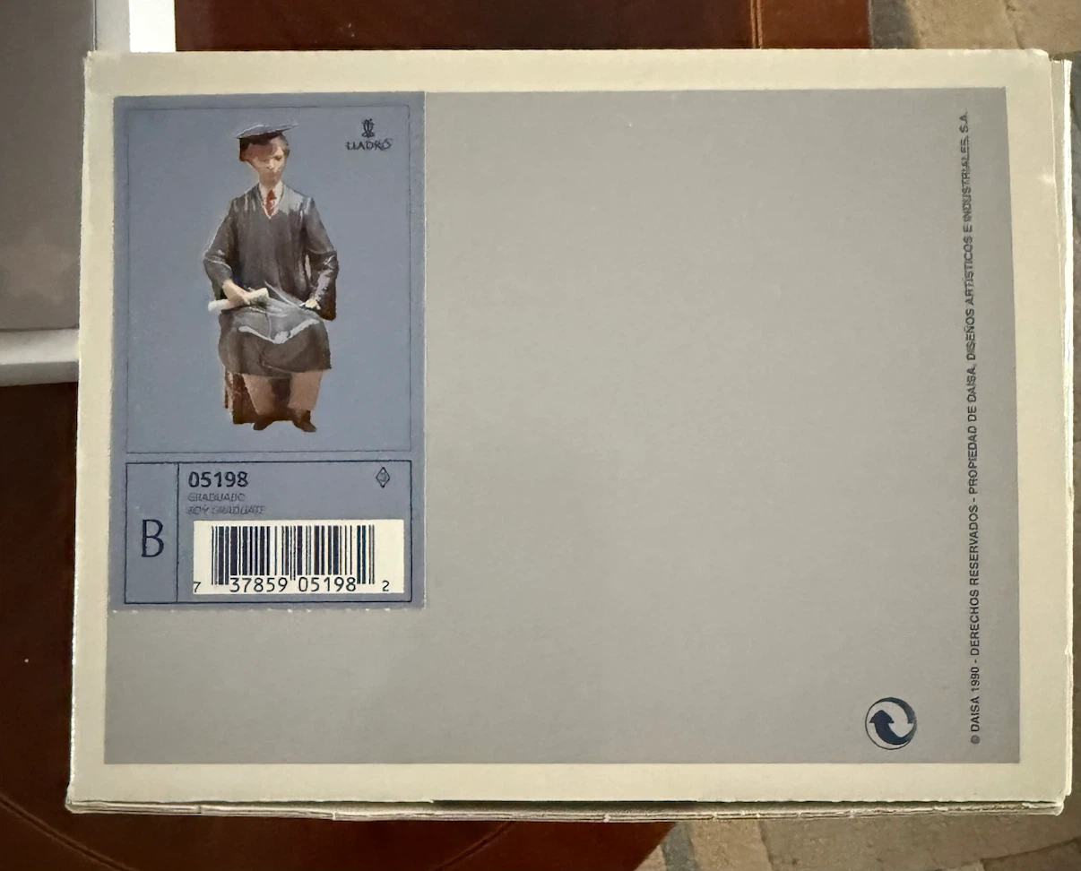 Lladro Boy Graduate Figurine