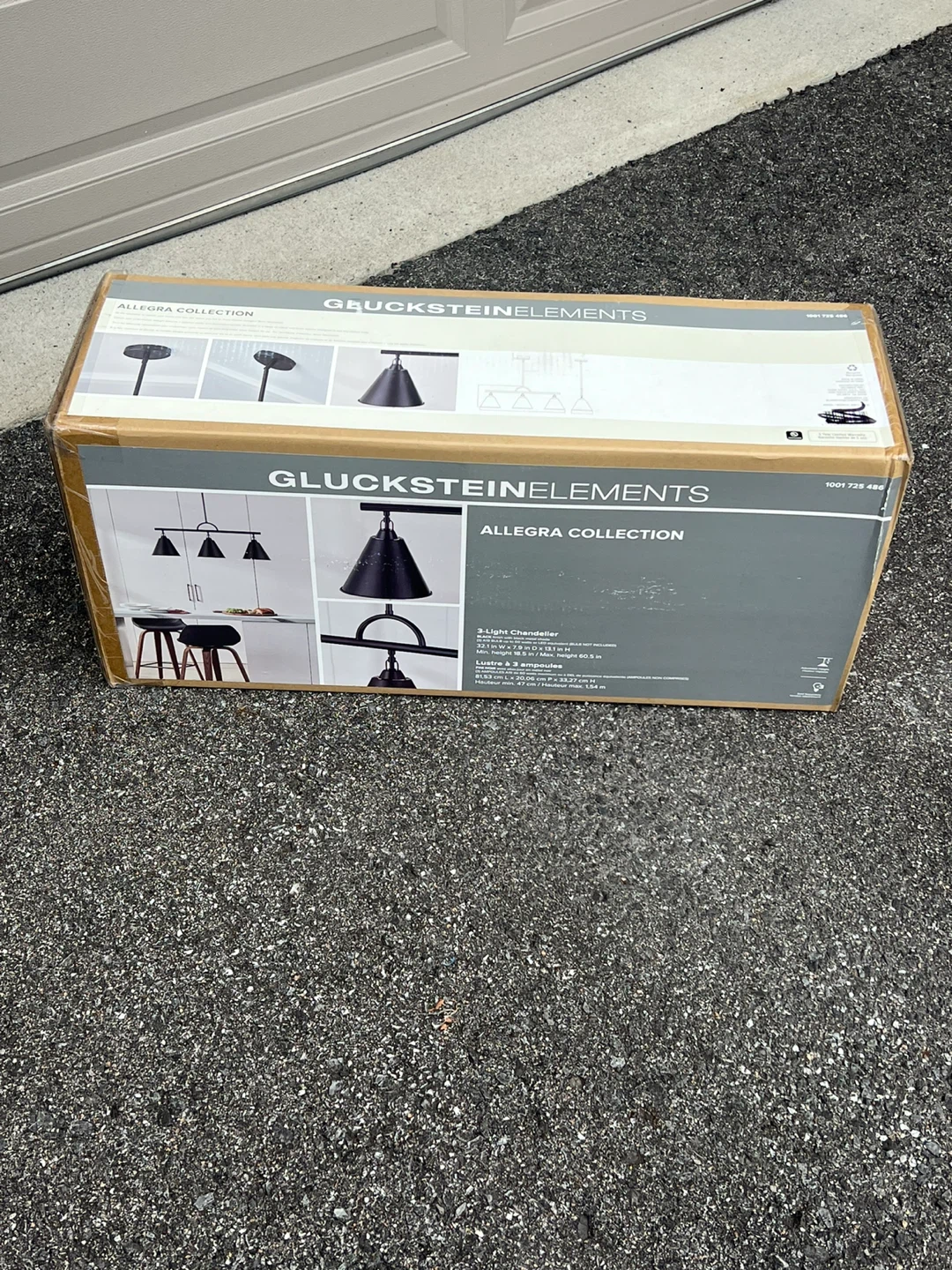 🏈 Gluckstein Elements Allegra 3-Light Chandelier - photo 2
