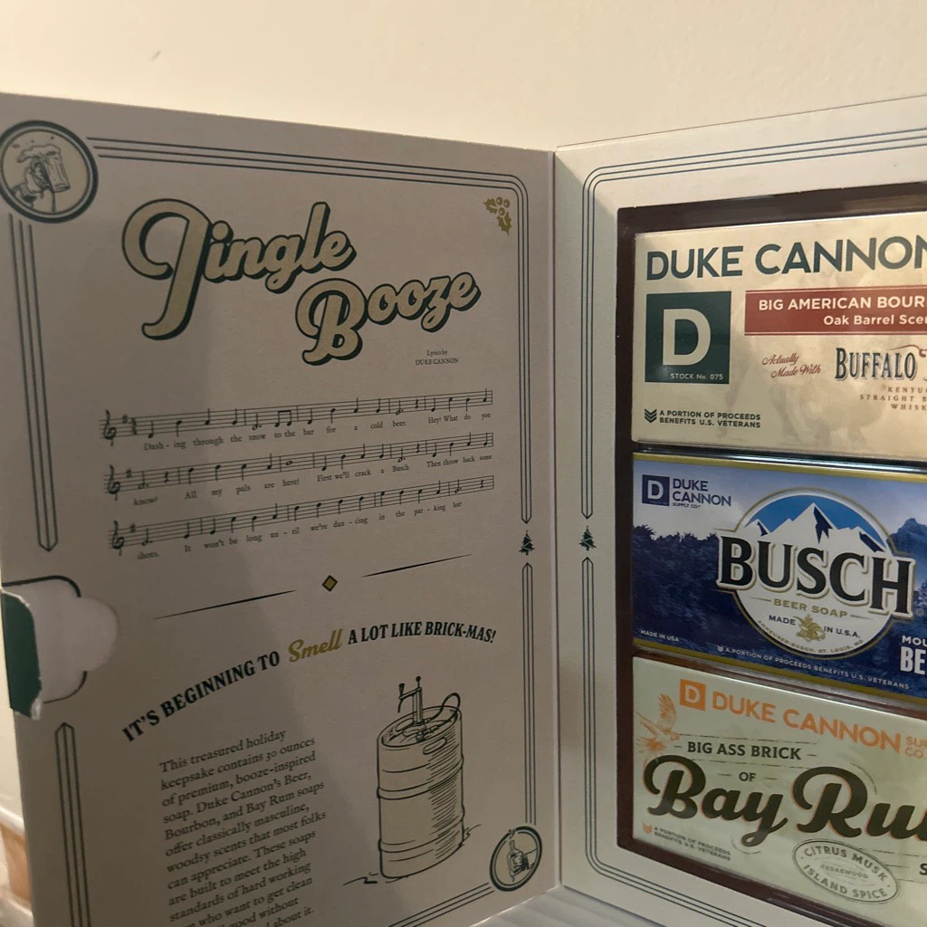 Duke Cannon Jingle Booze Soap Set🏈 - photo 3