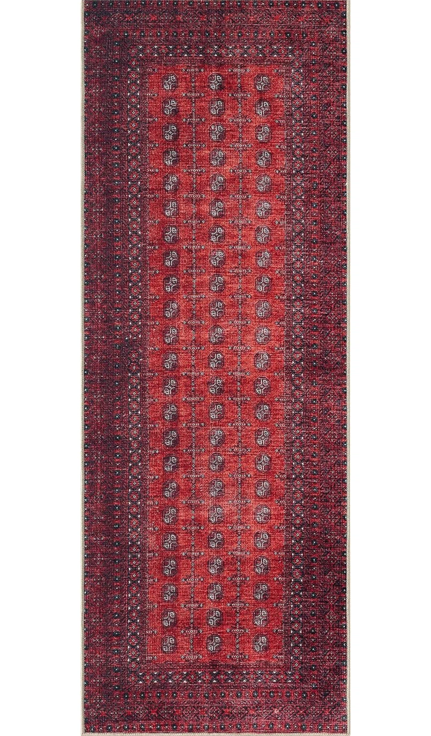 2'6" x 10' Keen Home Design Vintage Washable Runner Rug - photo 2