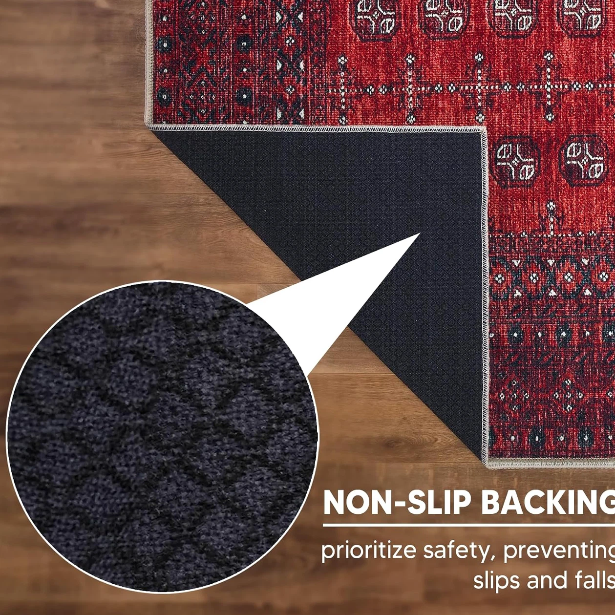 2'6" x 10' Keen Home Design Vintage Washable Runner Rug - photo 3
