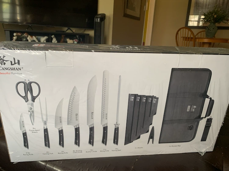 Cangshan Helena Series 9-Piece BBQ Knife Set