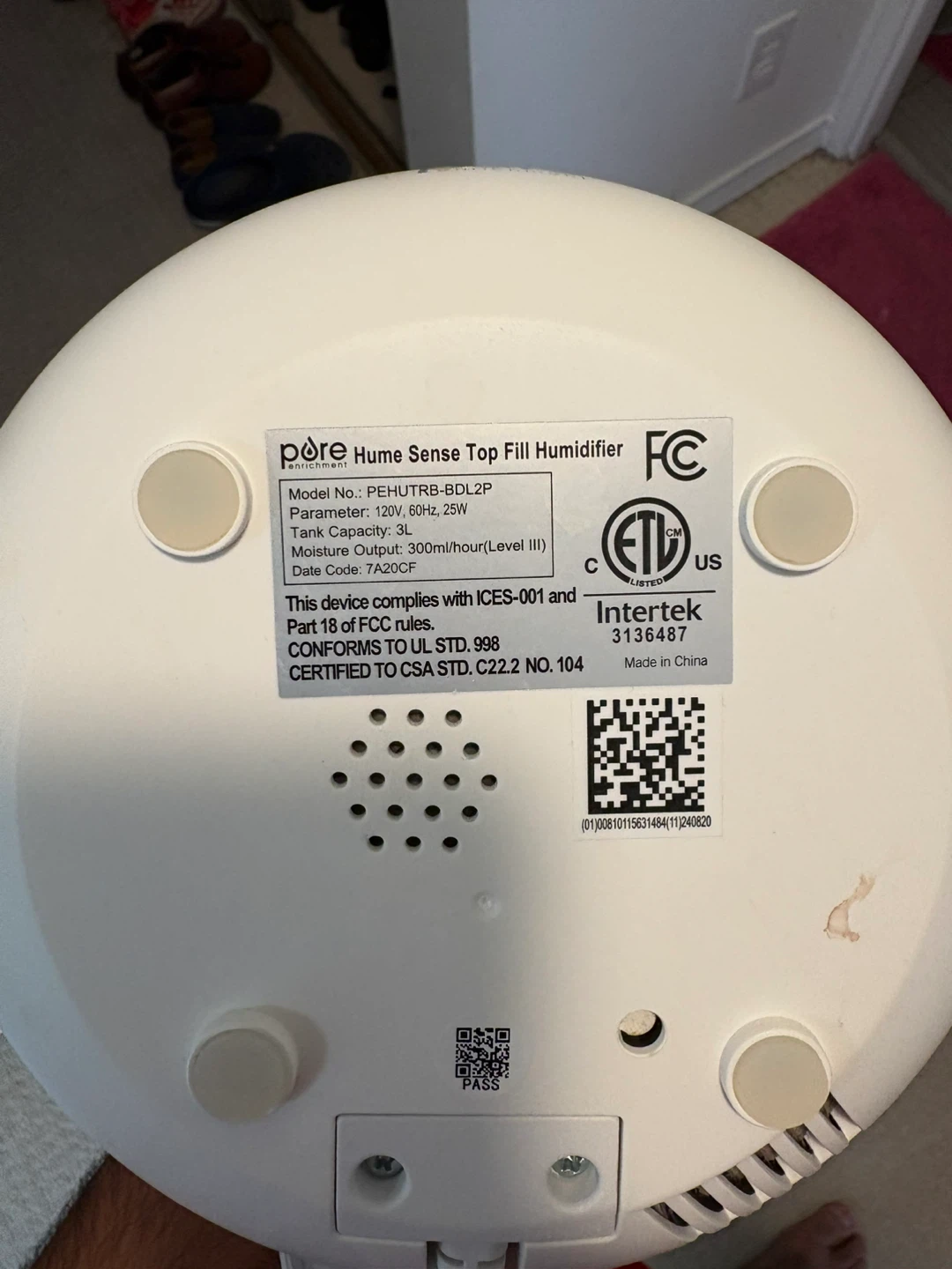 Pure Enrichment Hume Sense Humidifier Set - photo 3