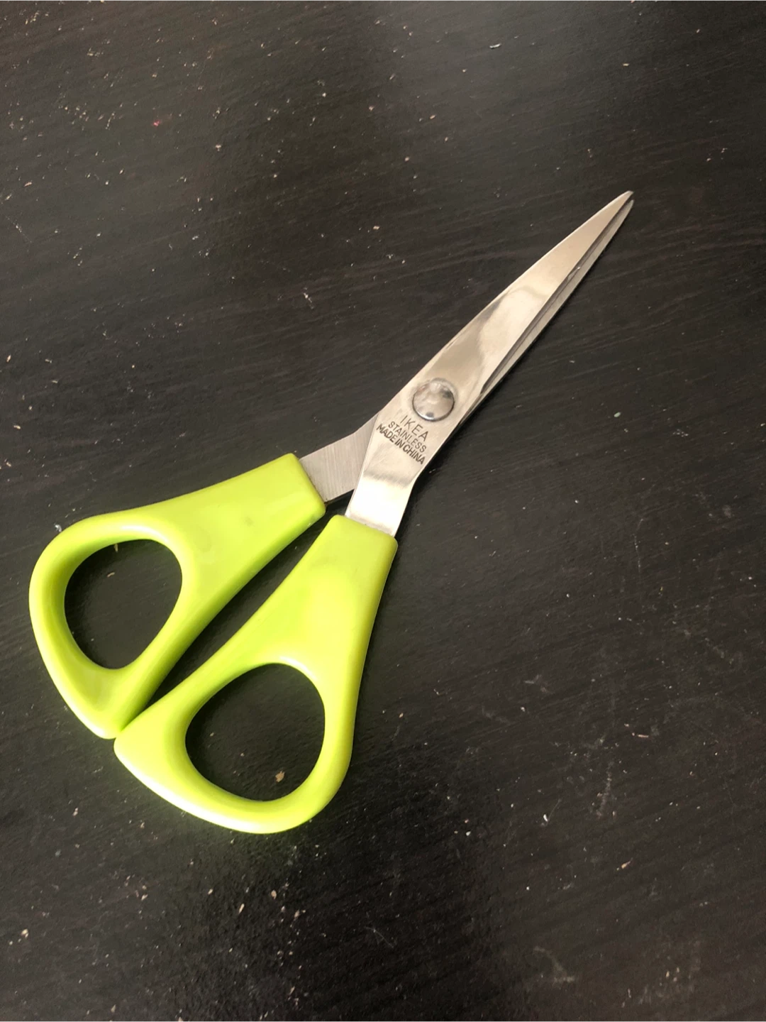 🏈 Scissors with Lime Green Handles