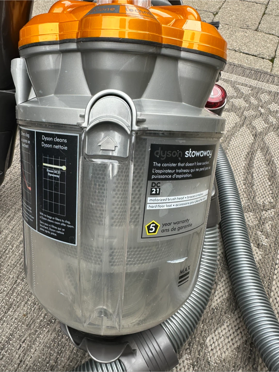 Dyson DC21 Stowaway Canister Vacuum