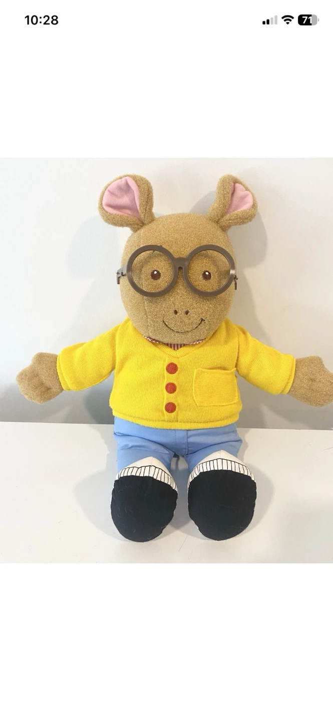 Vintage 1996 Playskool Talking Arthur Plush Doll 17”