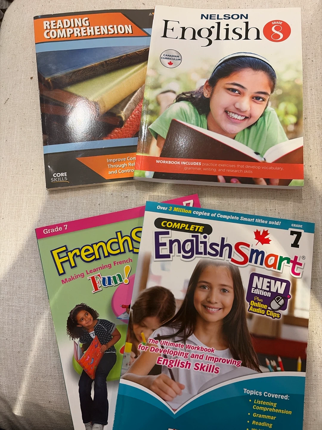 Grade 7 and 8 Education Workbooks Bundle
