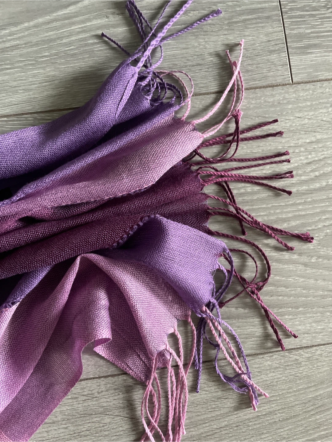 🏈 Purple Pashmina Scarf - photo 3