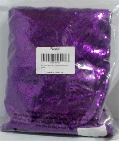 Fanqisi Sequin Arch Backdrop Cover for Party Decor, 2.6x6ft - photo 2