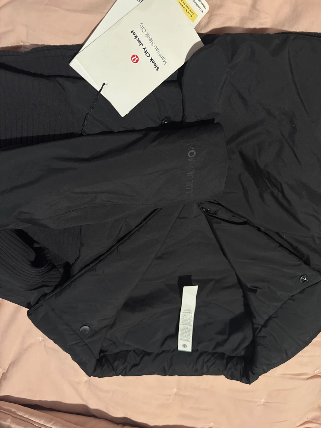 Lululemon Sleek City Jacket, Black, Size 2 - photo 2