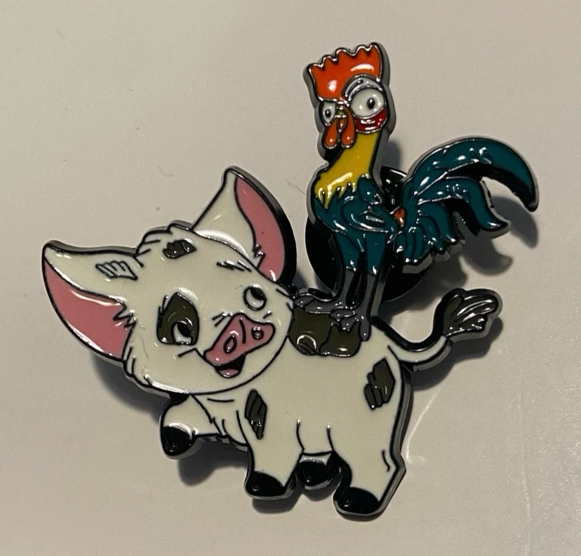 🏈 NEW Disney Moana Pua and Hei Hei Enamel Pin 🏈 - photo 4