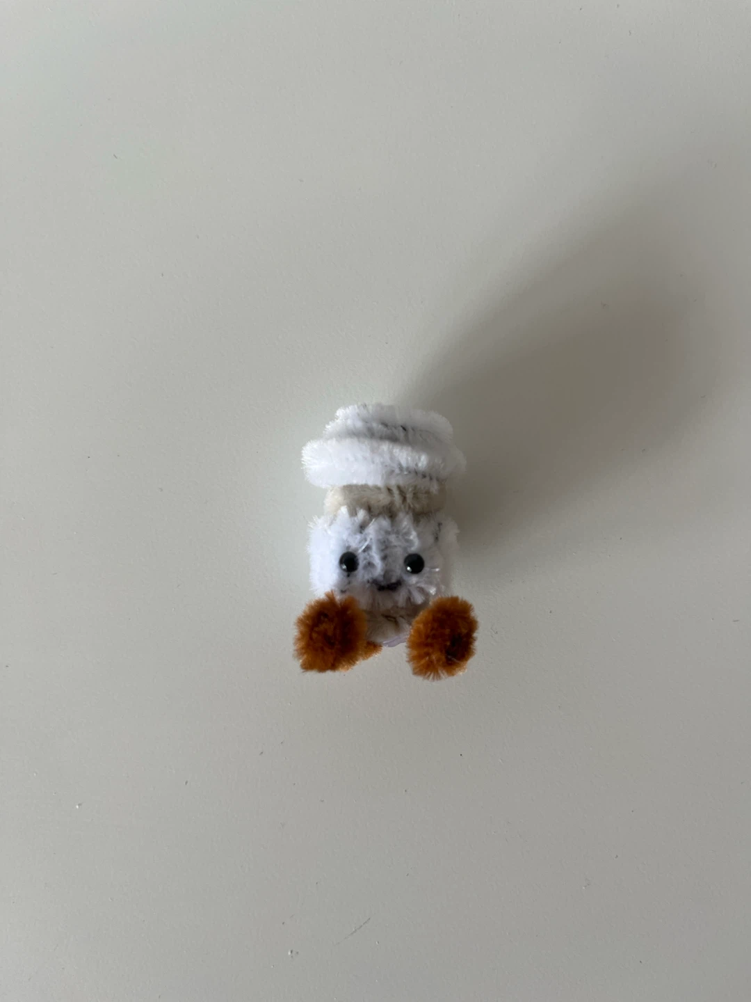 Handmade pipe cleaner cup 🏈
