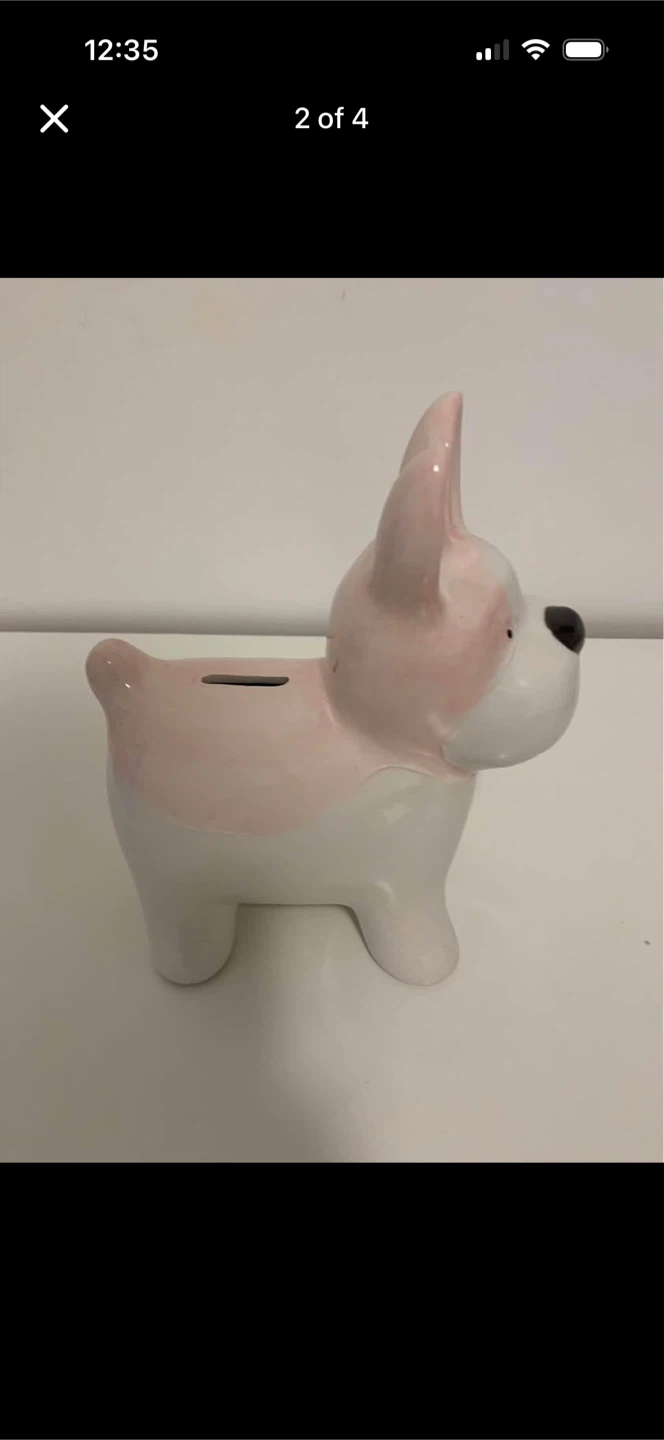 Ceramic Dog Piggy Bank - photo 2