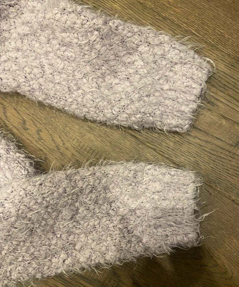 🏈 Ladies Cropped Eyelash Sweater XS - Garage Clothing 🏈 - photo 3