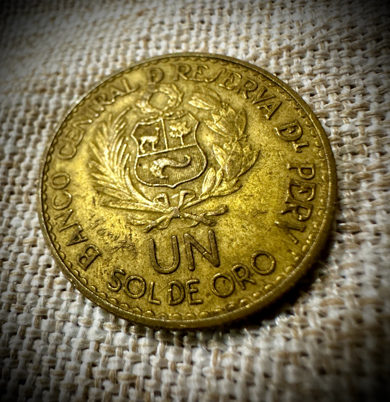 1965 Peru 1 Sol de Oro Coin