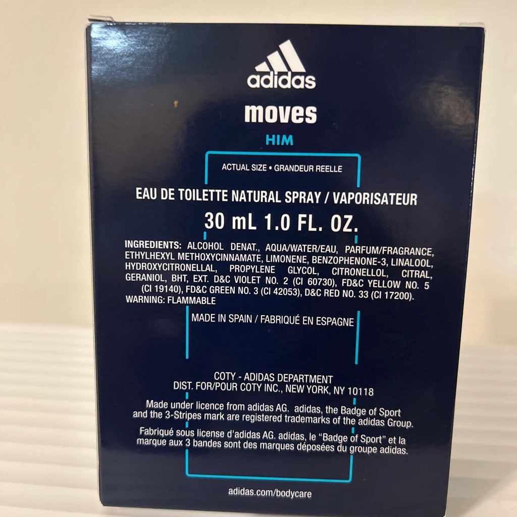 Adidas Moves Him 🏈 Eau de Toilette 30ml - photo 2