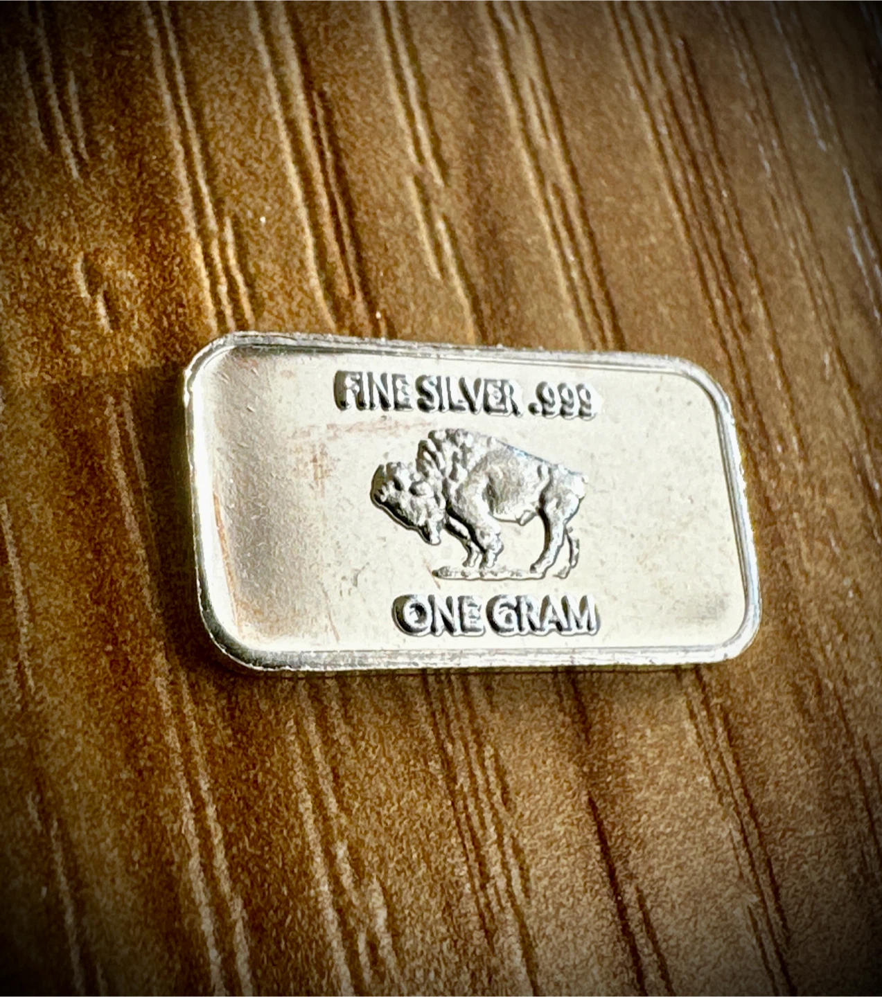 1 Gram Buffalo Fine Silver Bullion Bar - photo 2