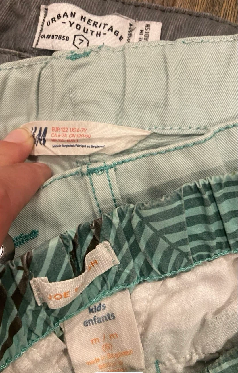 🏈 EUC H&M, Joe Fresh, &  Urban Heritage Shorts Bundle Size 6-7 - photo 3