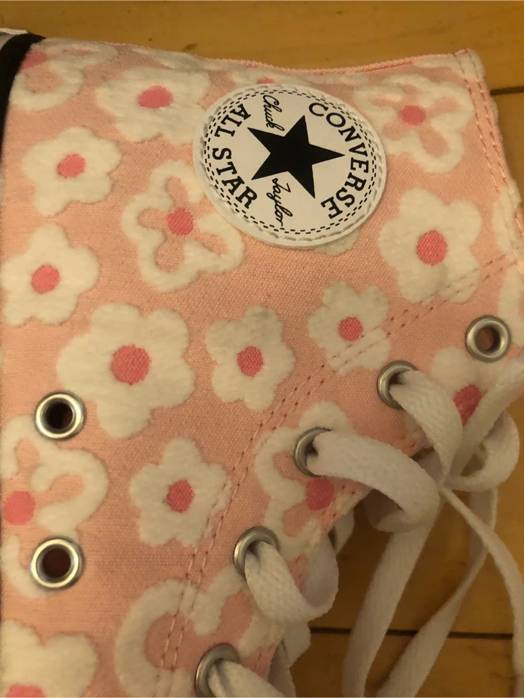 🏈Converse Chuck Taylor Pink Floral High Tops - photo 2