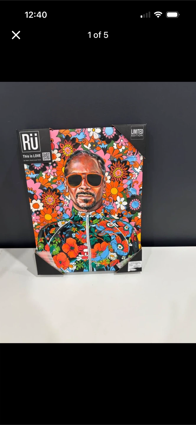 Limited Edition Snoop Dogg Canvas Art by Heather Perry - photo 2
