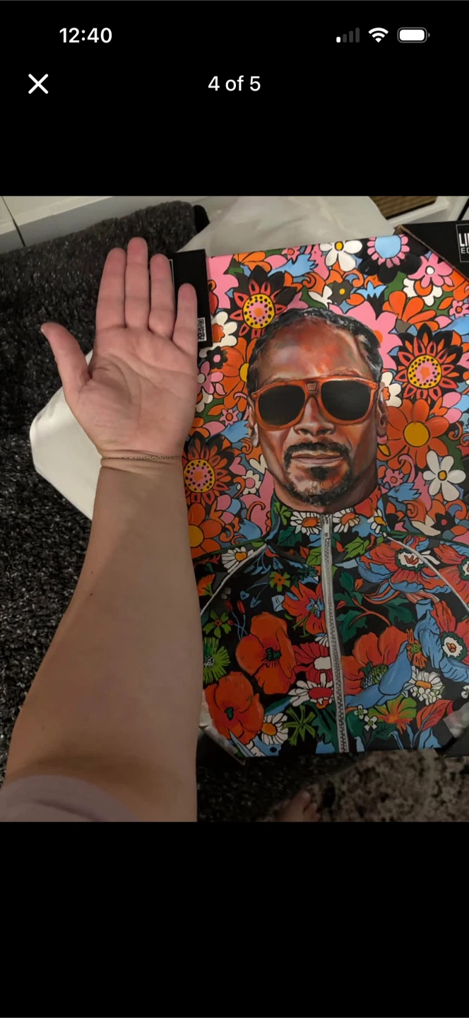 Limited Edition Snoop Dogg Canvas Art by Heather Perry - photo 4