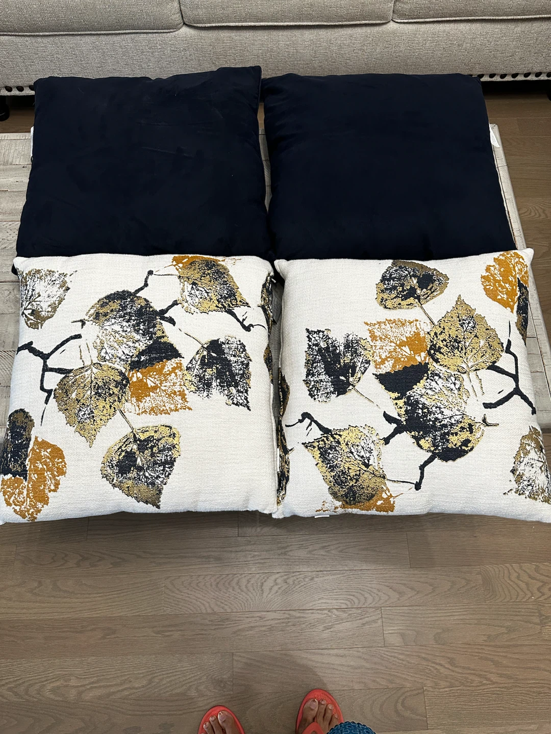 Bouclair decorative cushions