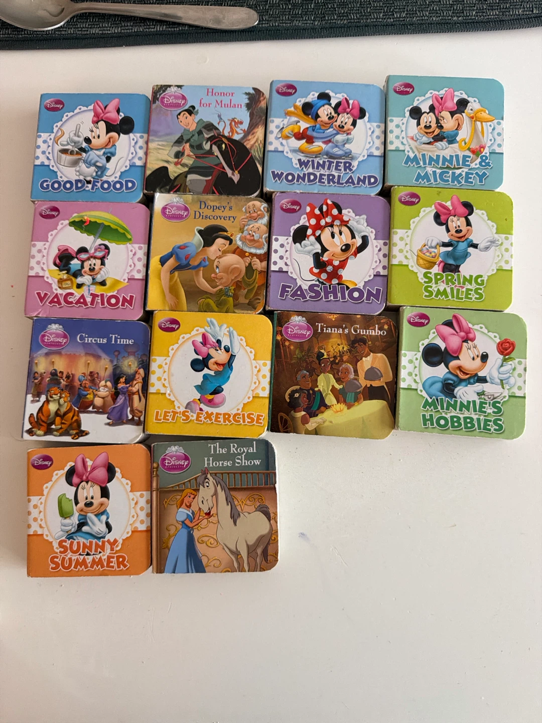 Set of 13 Disney Mini Board Books