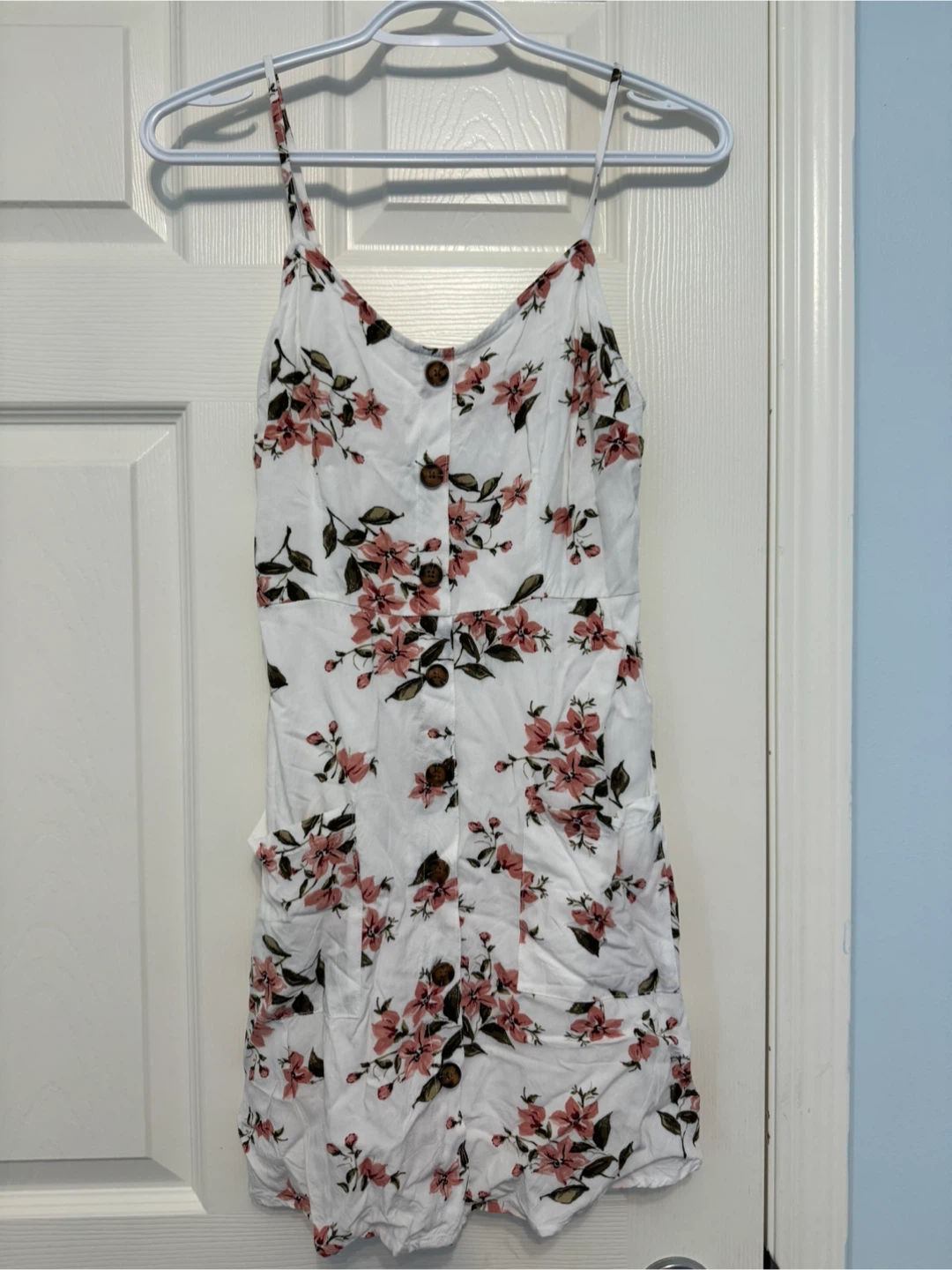 Garage Floral Button-Front Dress 🏈