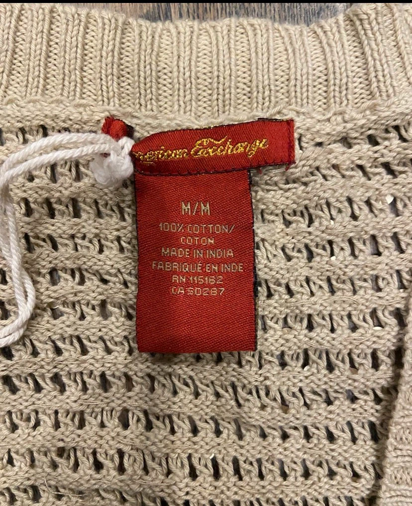 🏈 EUC American Exchange Gold Sequin Cap Sleeve Knit Shrug M 🏈 - photo 3