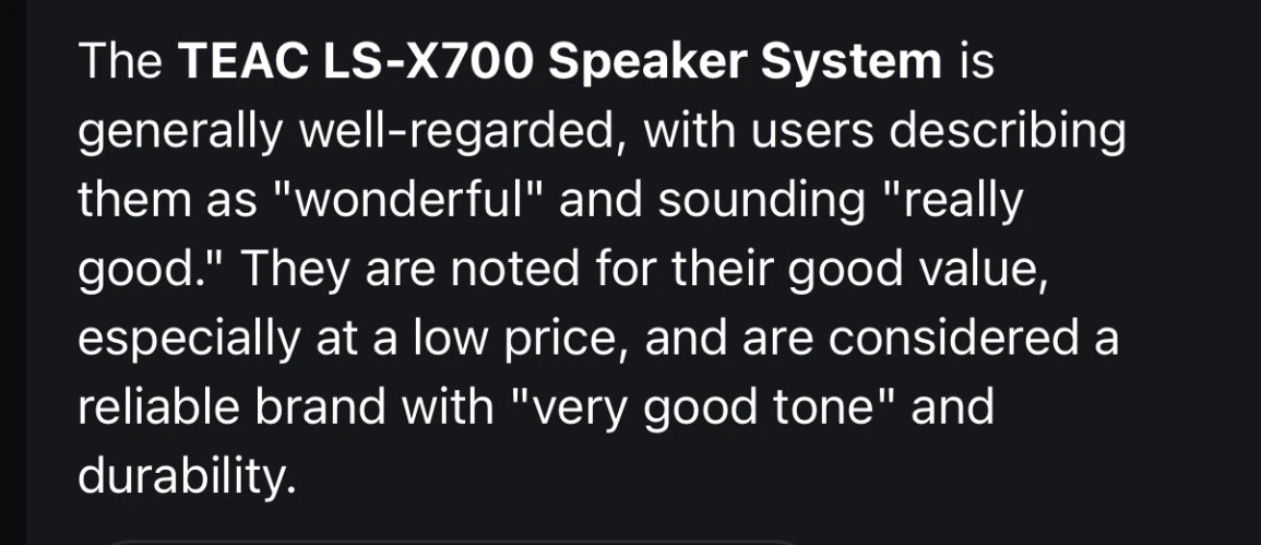 TEAC LS-X700 Speaker System - photo 3