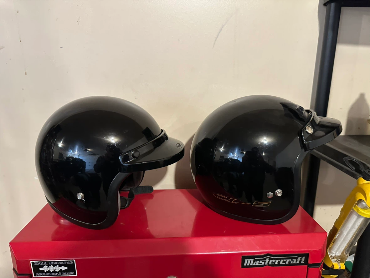Motorcycle Helmets. X 4.